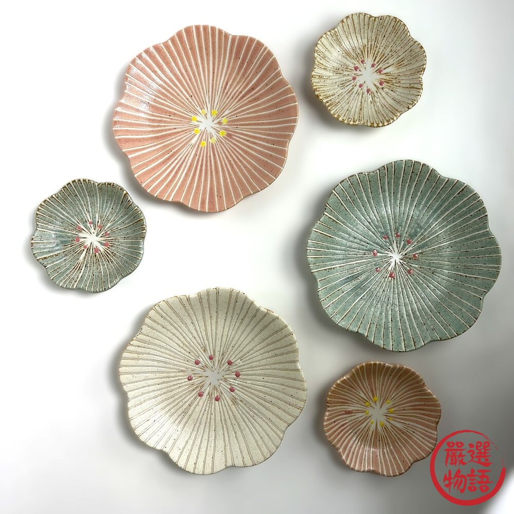 日本製美濃燒 花小町深盤 21cm 花瓣造型主菜盤 餐盤 | 深碟 義大利麵盤 萬用深型設計 日本進口-圖片-4