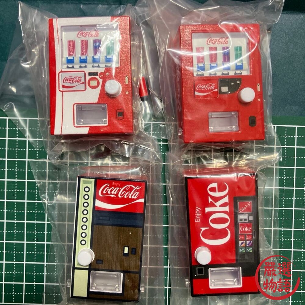 日本進口 扭蛋 Bandai 可口可樂販賣機 迷你自動販賣機 | 歷代擬真款 微型扭蛋 可樂扭蛋 萬代-圖片-1