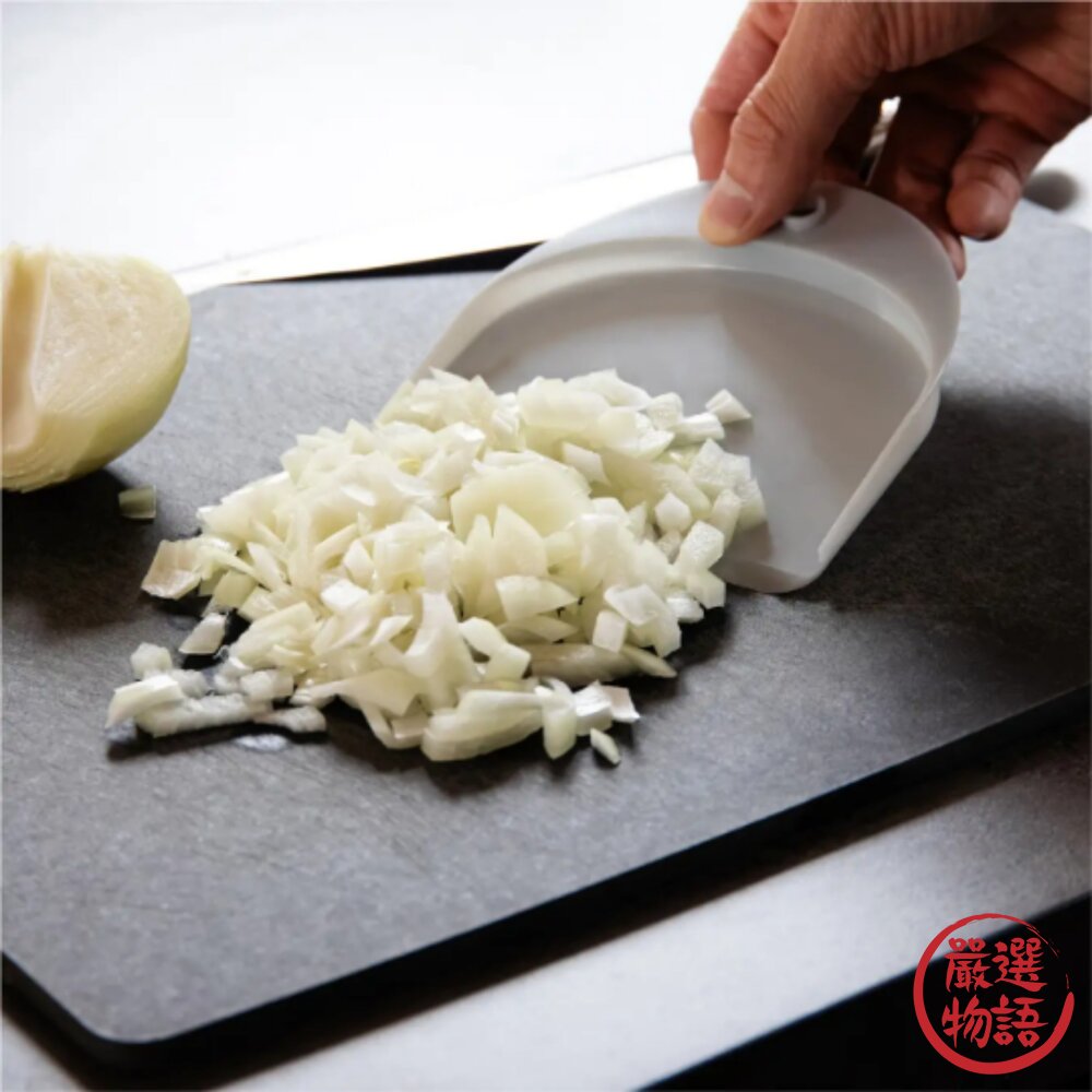 日本製食材不掉落小砧板兩入組砧板|攪拌鏟備料收集好收納可吊掛廚房小物日本進口