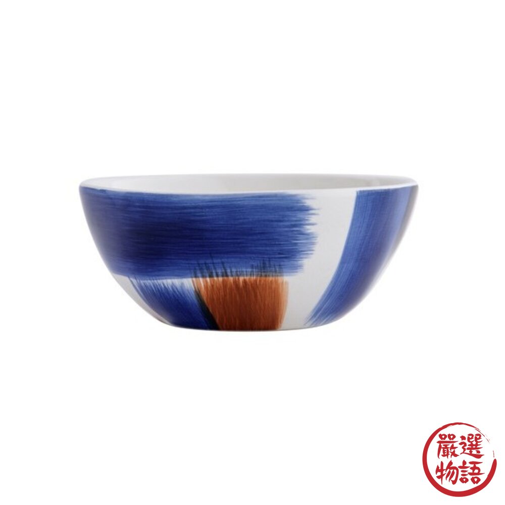 日本 BISQUE 手刷彩繪陶瓷碗14cm | 湯碗 水果碗 麵碗 兒童碗 日本碗 日本進口-圖片-4