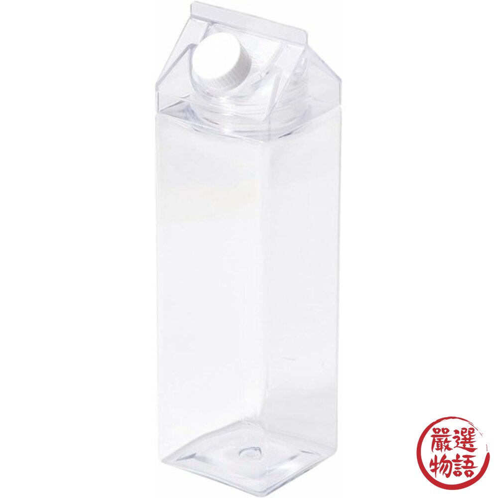 日本製 透明方形冷水壺 輕量耐用 500ml 1000ml | 冷泡茶水壺 冷水壺 造型水壺 夏日必備冷泡茶 日本進口-圖片-3