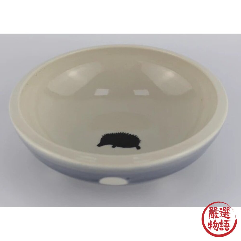日本波佐見燒 動物點點陶瓷碗 弧形碗口設計 | 湯碗 兒童碗 刺蝟 鯨魚 長頸鹿 飯碗 小碗-圖片-2