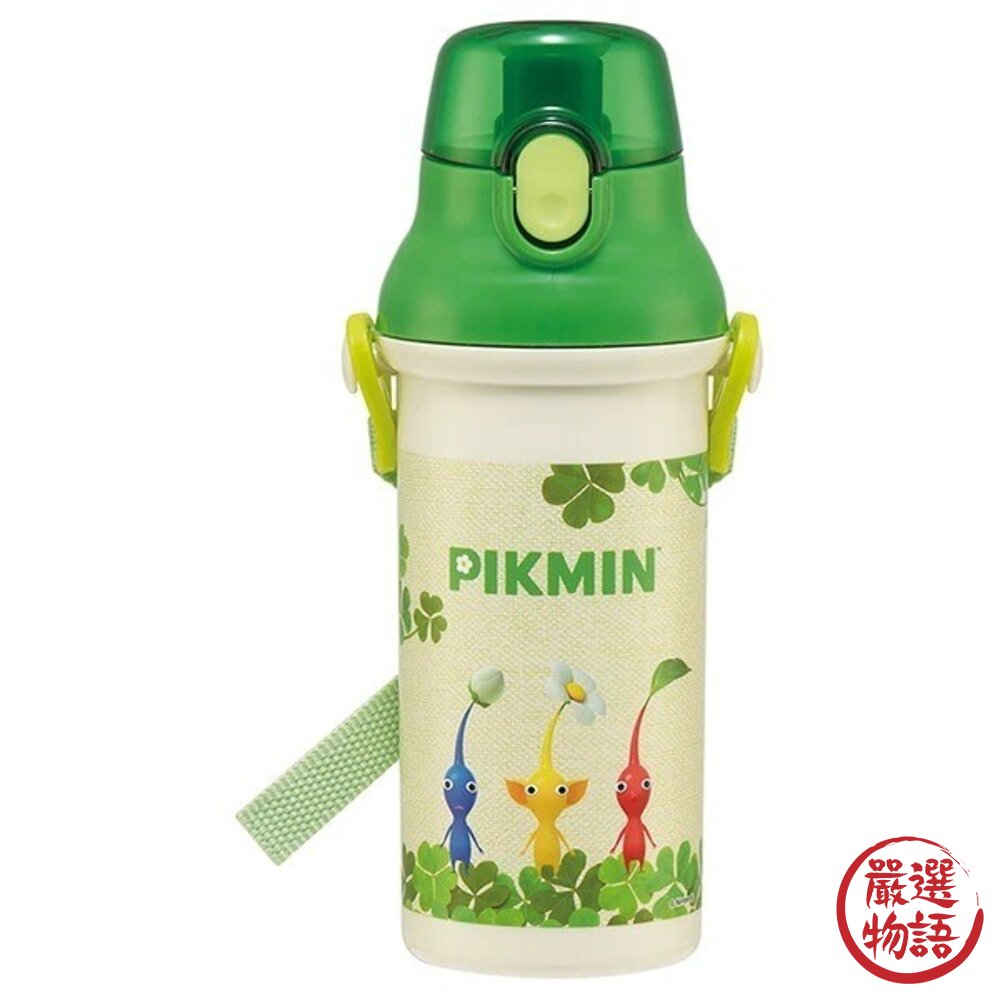日本製 皮克敏 Pikmin 兒童水壺 水杯 | 抗菌輕量彈蓋 兒童水壺 兒童水壺直飲 任天堂 Skater 日本進口-圖片-7