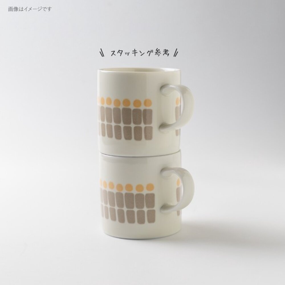 SF-021818-日本進口  amis 撞色格子馬克杯 可愛咖啡杯 早餐飲品杯 牛奶杯 上班族必備