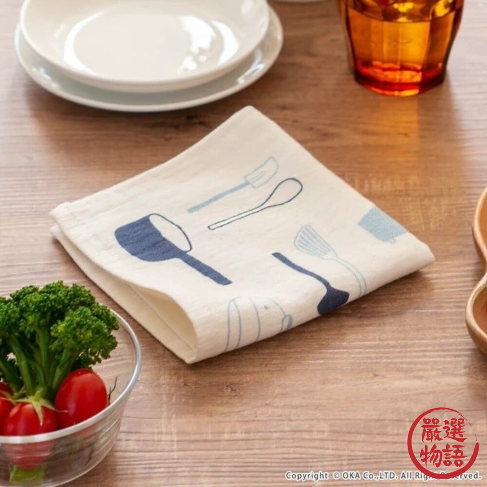 日本 Oka Ag+銀離子除菌碗盤擦拭布 30x30cm | 家事布 抹布 吸水抹布 日本抹布 廚房抹布 日本進口-圖片-7