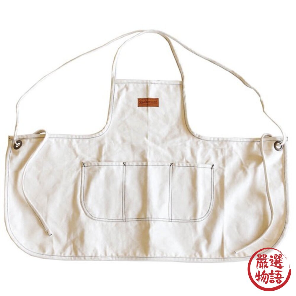 日本進口 DULTON 厚磅16oz 帆布職人圍裙 咖啡師職業戰袍 美式工業風 烹飪圍裙 廚房圍裙 咖啡師圍裙-圖片-5