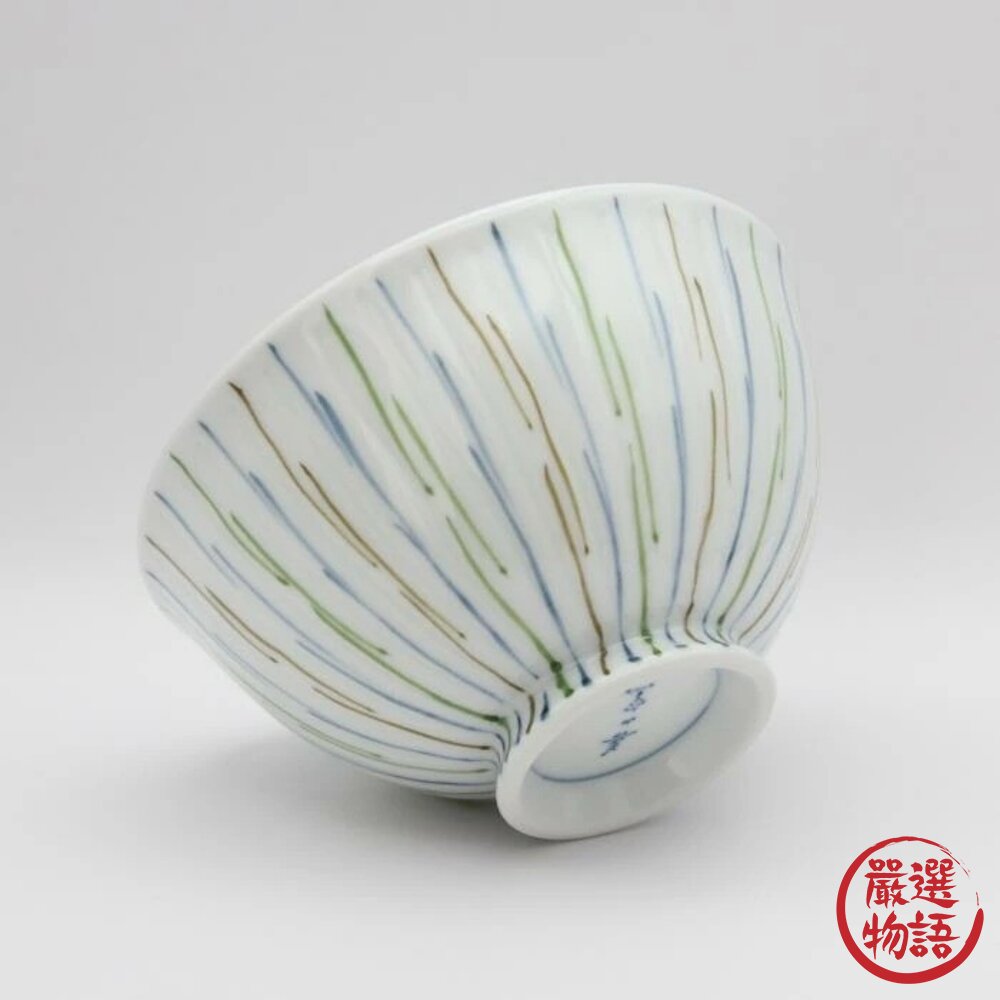 日本製 波佐見燒 輕量陶瓷飯碗 11cm 12.5cm | 兔子十草紋 可微波 洗碗機 對碗 夫妻碗 飯碗 日本進口-圖片-6