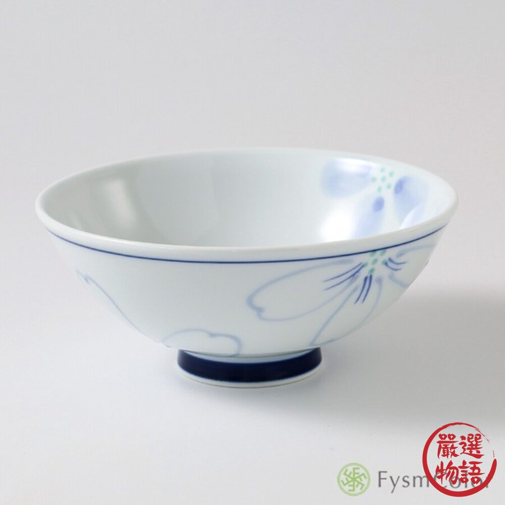 日本製造進口波佐見燒花卉宴系列手繪飯碗大茶碗小茶碗夫妻碗對碗陶瓷碗飯碗湯碗