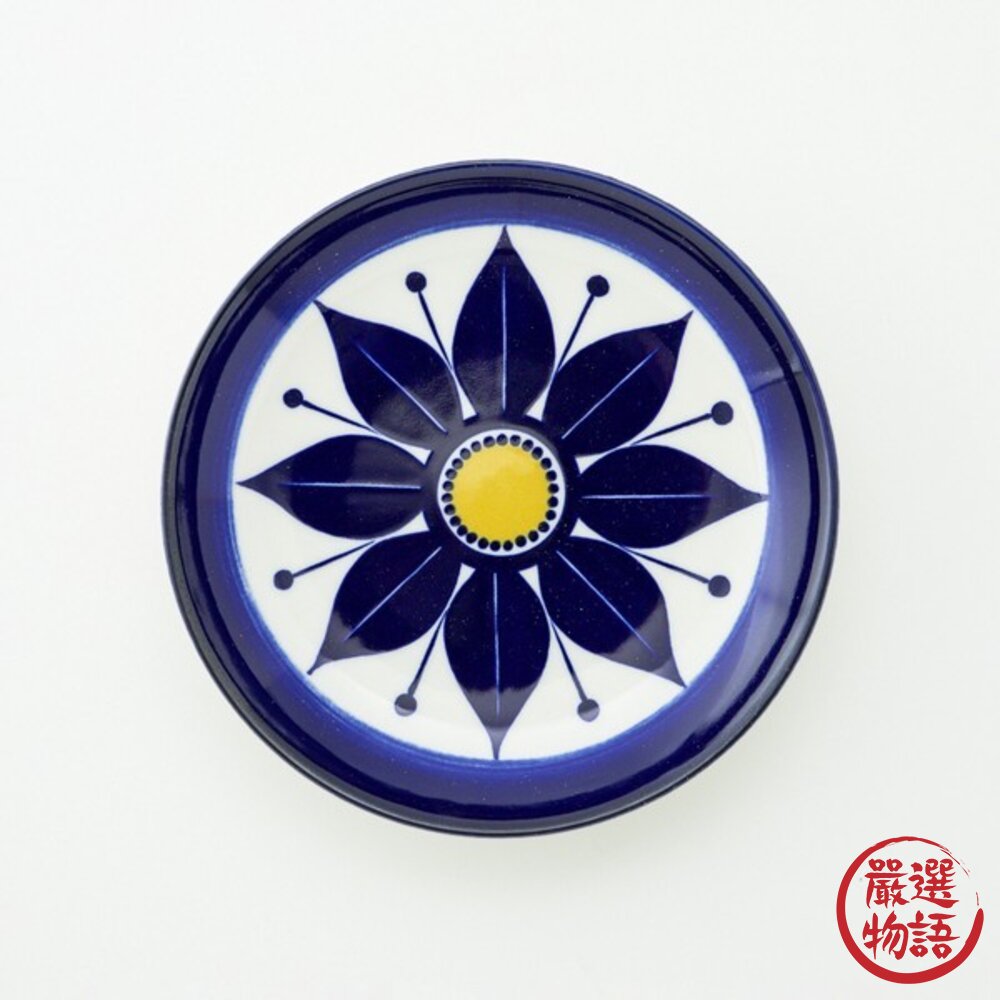 日本製北歐花卉甜點盤16.5cm | 瓷器盤 瓷器蛋糕盤 點心盤 麵包盤 下午茶餐具 可微波烤箱 日本進口-圖片-4