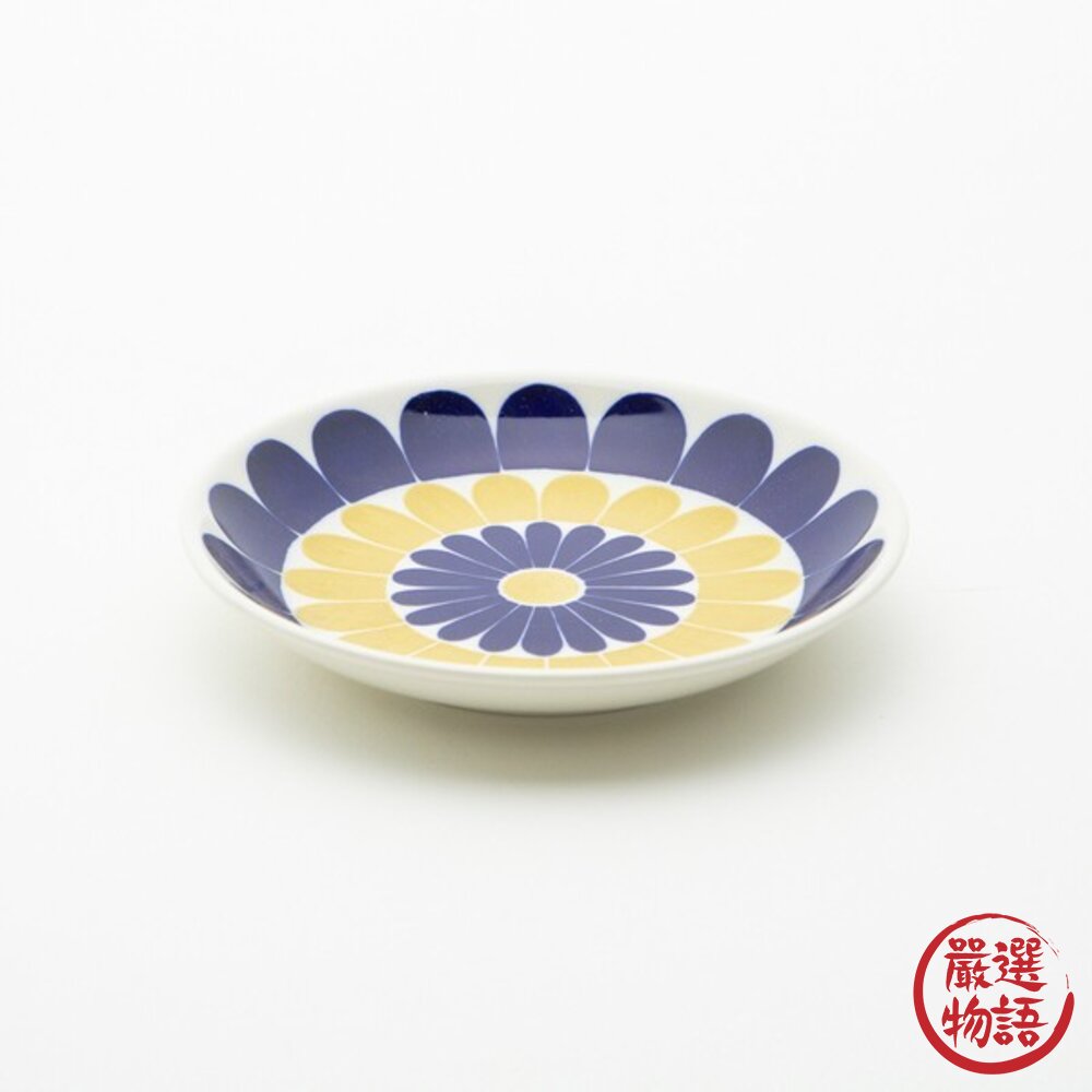 日本製北歐花卉甜點盤16.5cm | 瓷器盤 瓷器蛋糕盤 點心盤 麵包盤 下午茶餐具 可微波烤箱 日本進口-圖片-5