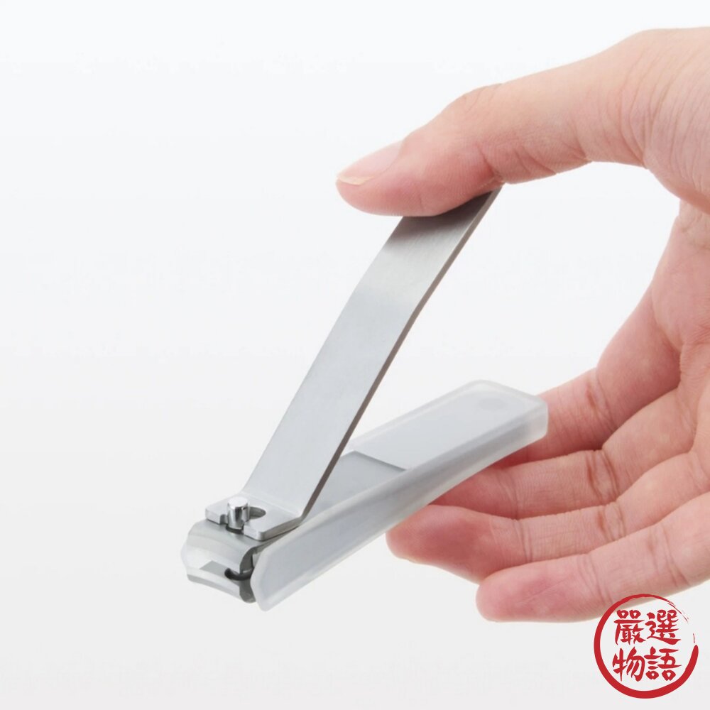 日本進口 無印良品 MUJI 不鏽鋼指甲刀 大/小|防指甲飛濺 鋼製指甲剪 硬指甲也好剪 分岔-圖片-3