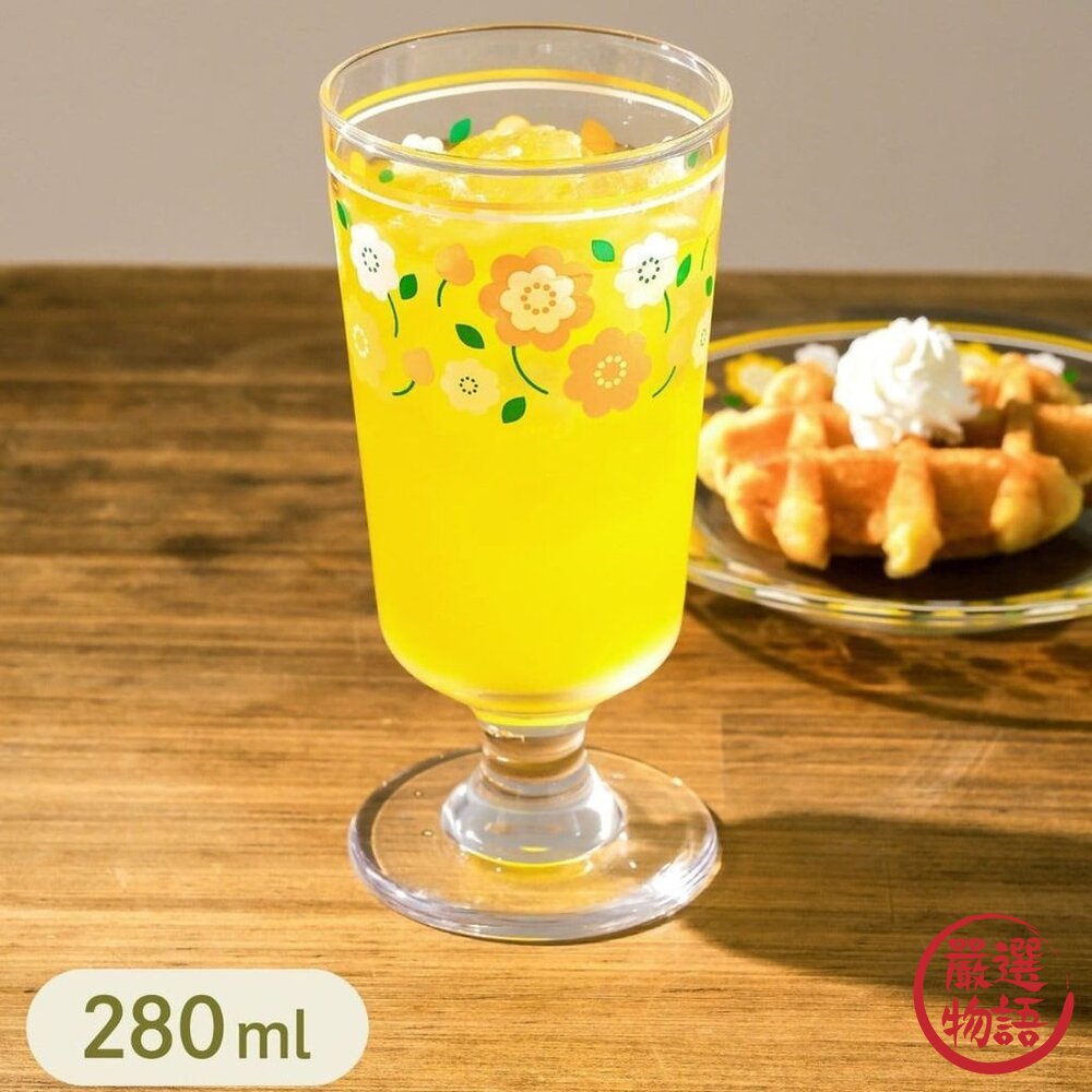 3COINS 昭和復古喫茶店 高腳杯 280ml|日系咖啡廳 蘇打冰淇淋杯 儀式感 咖啡杯 玻璃杯 日本進口-圖片-5