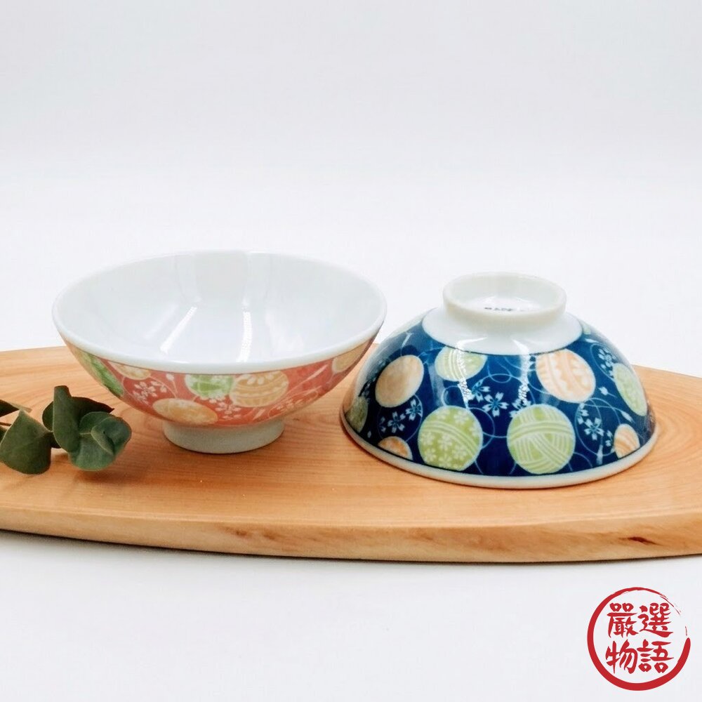 日本製 美濃燒 手毬櫻花飯碗|日式陶瓷碗 陶瓷飯碗 瓷碗 和風餐具 昭和復古 微波可 洗碗機可 日本進口-圖片-2