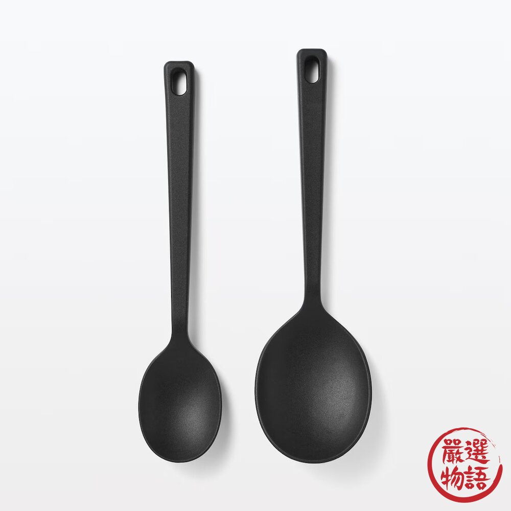 日本MUJI 無印良品 極簡風格 矽樹脂調理匙|湯匙 耐熱 烹飪 盛菜 矽膠匙 大湯匙 餐具 日本進口-圖片-1