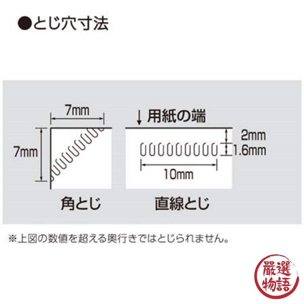 日本暢銷文具 國譽KOKUYO 無針訂書機 5枚壓合裝訂-圖片-7