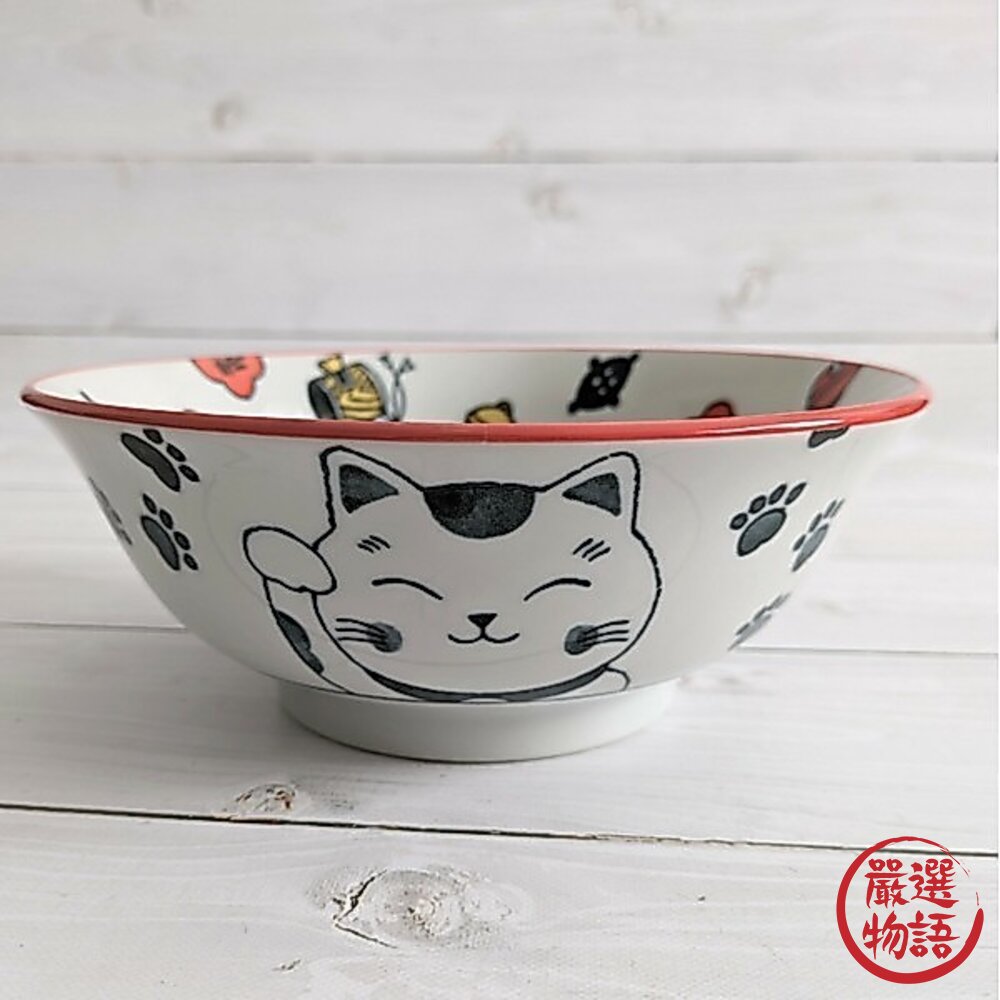 現貨 日本製 招財貓 柴犬 丼飯碗 拉麵碗 兩色 碗公 大湯碗 多用碗 陶瓷碗 碗底柴犬 可愛的碗 日本美濃燒 日本進口 封面照片