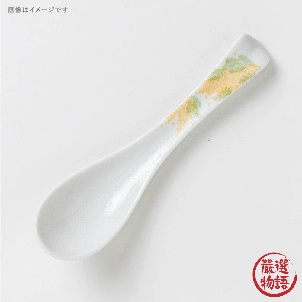 日本製美濃燒 mimosa 手繪含羞草 陶瓷圓盤 飯碗|湯碗 湯匙 餐盤 多款 日本進口-圖片-3