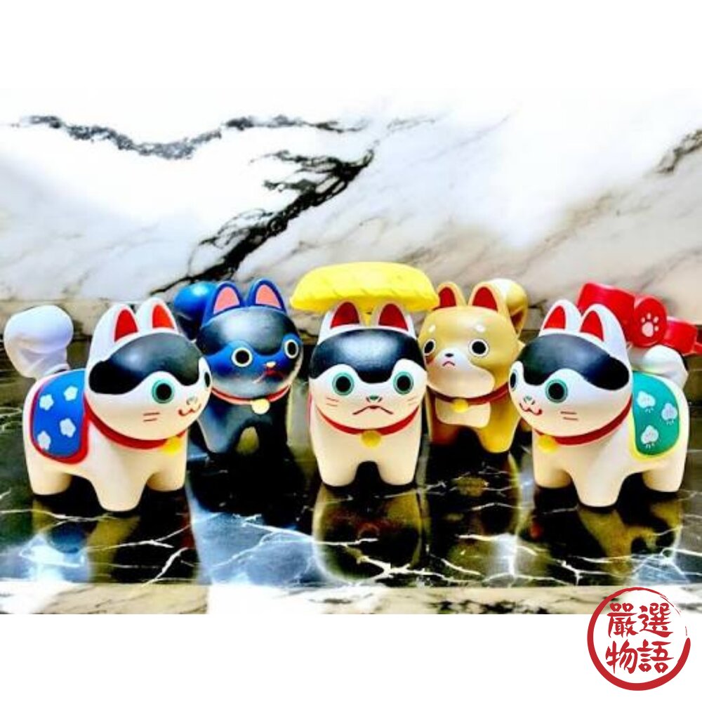 日本BANDAI 正版授權 犬張子 守護神扭蛋 除災 尾巴可動|神獸 狗狗公仔 柴犬 開運擺飾 萬代Bandai 日本進-圖片-3