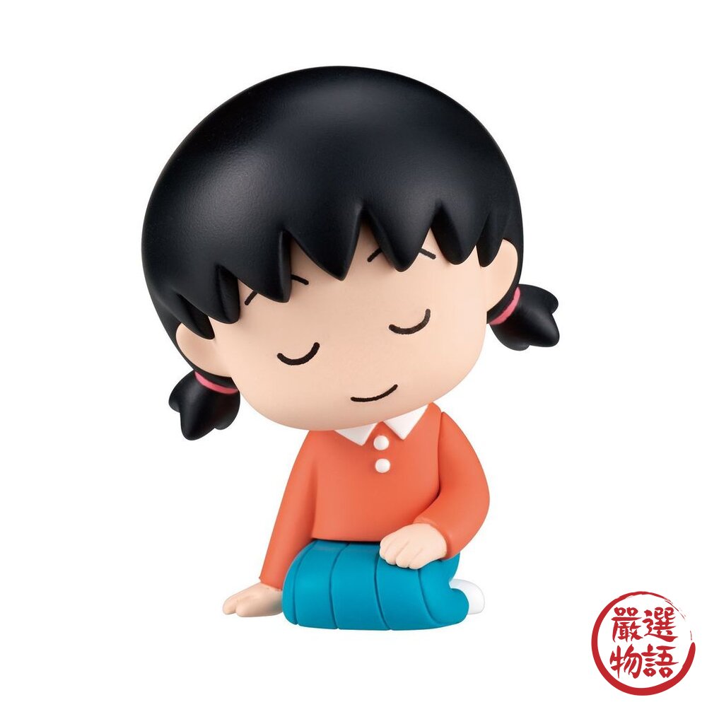 日本扭蛋 櫻桃小丸子倚肩公仔P2|扭蛋 櫻桃小丸子 公仔 模型 辦公桌小物 T-ARTS 日本進口-圖片-3