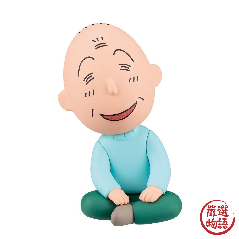 日本扭蛋 櫻桃小丸子倚肩公仔P2|扭蛋 櫻桃小丸子 公仔 模型 辦公桌小物 T-ARTS 日本進口-圖片-4