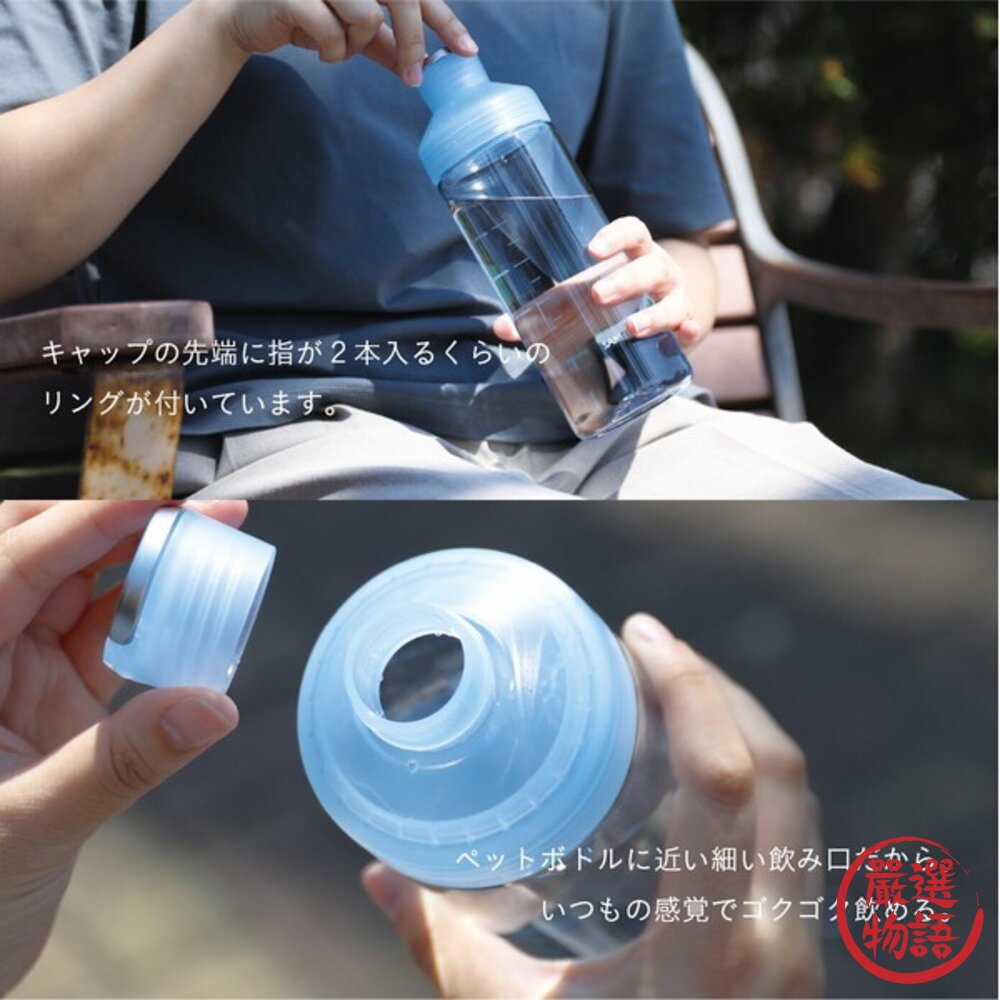 日本CB JAPAN SANTECO LIMA 刻度運動水壺 兩種容量|Tritan材質 輕量水壺 纖細瓶身 隨身水杯-圖片-3