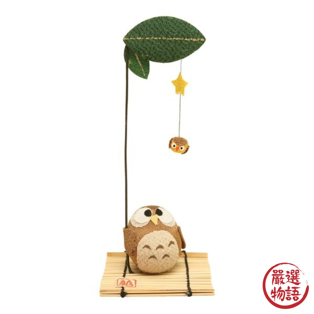 京都龍虎作 柔織好運擺飾 16.5cm|貓頭鷹 兔子 貓咪 手作窯燒工藝 日系質感小物 居家 辦公裝飾 日本進口-圖片-5