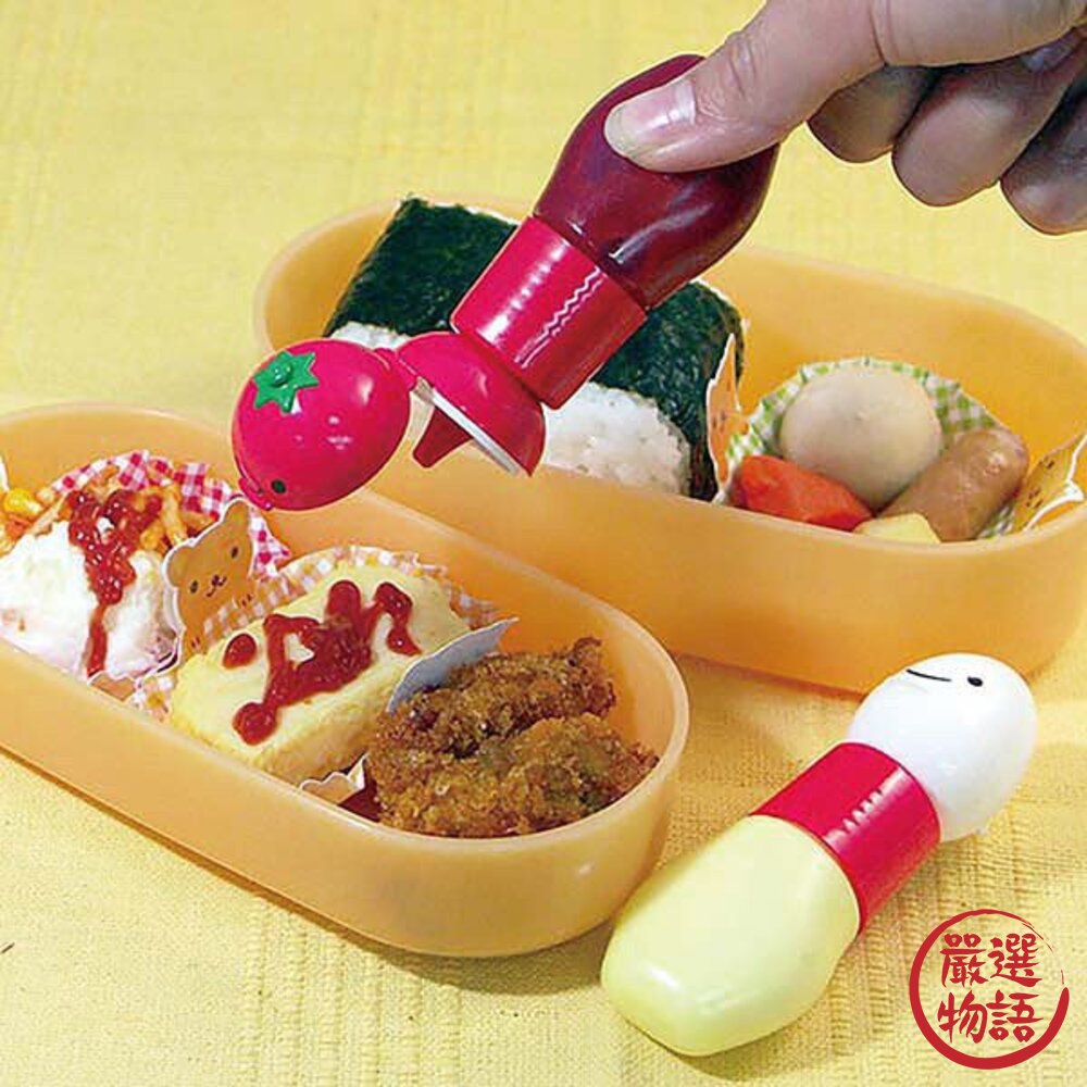 便當醬料瓶 2入組 蕃茄醬 美乃滋|醬料分裝 醬油 分裝瓶 野餐 露營 攜帶方便-圖片-6