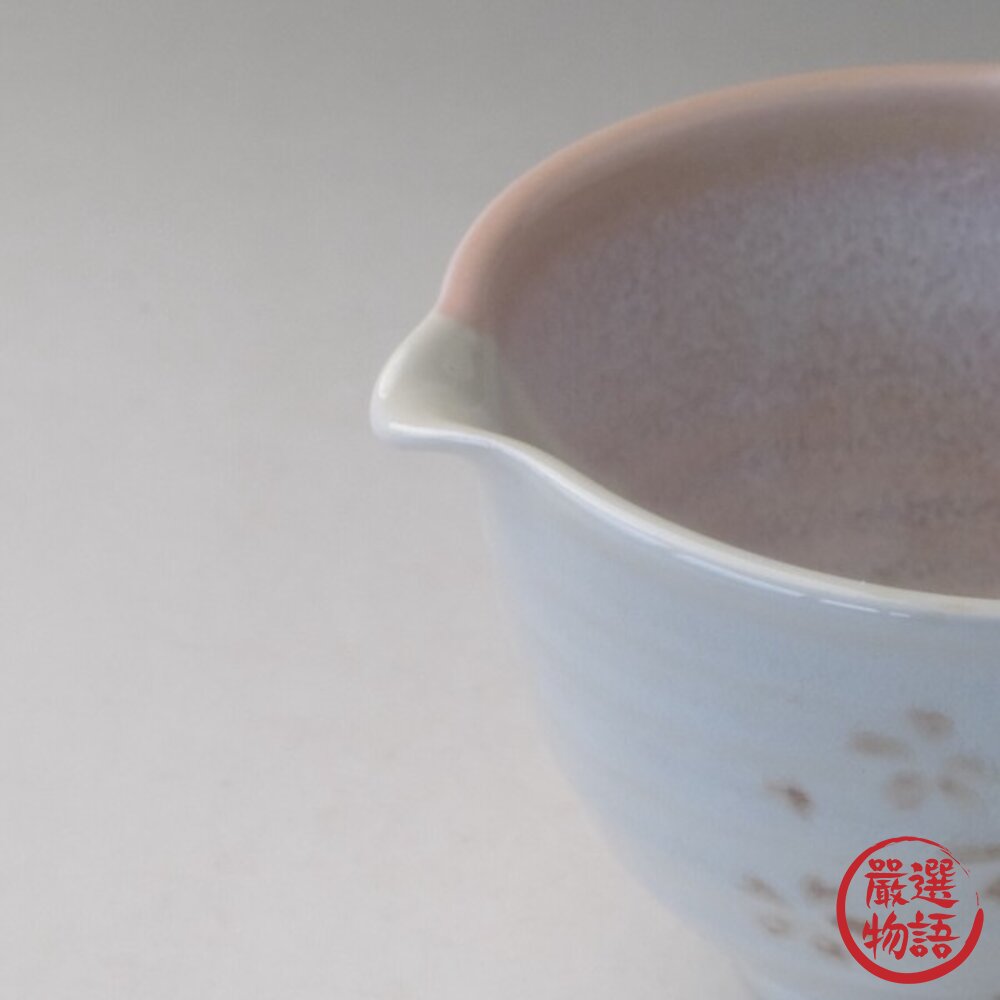 現貨 【美濃燒】日本製 霞櫻片口抹茶碗|職人手作陶瓷抹茶碗 茶道用品 茶具組 窯燒陶器 抹茶道具 茶碗組 日本進口-圖片-3