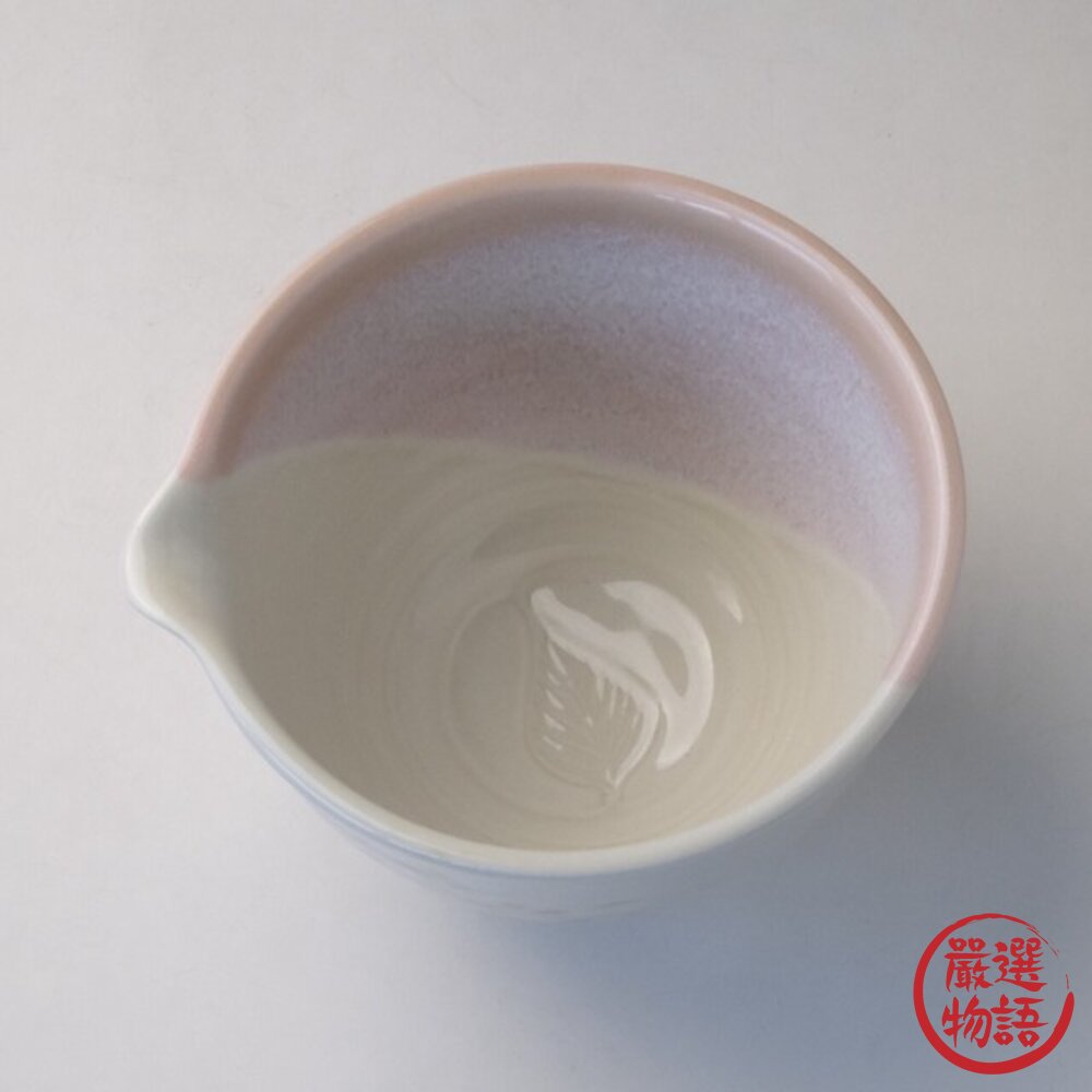 現貨 【美濃燒】日本製 霞櫻片口抹茶碗|職人手作陶瓷抹茶碗 茶道用品 茶具組 窯燒陶器 抹茶道具 茶碗組 日本進口-圖片-4