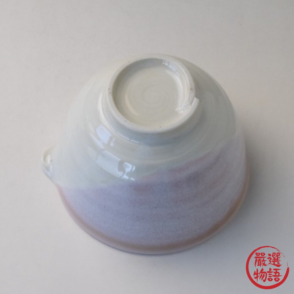 現貨 【美濃燒】日本製 霞櫻片口抹茶碗|職人手作陶瓷抹茶碗 茶道用品 茶具組 窯燒陶器 抹茶道具 茶碗組 日本進口-圖片-5