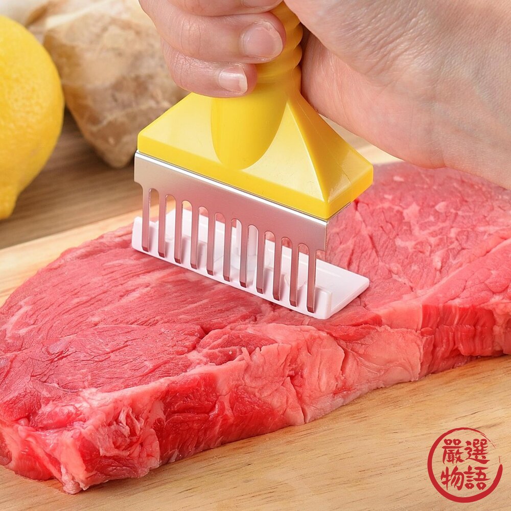 日本製下村工業 肉品斷筋器 鬆肉神器 肉品斷筋|鎚肉器 鬆肉 專業斷筋 牛排斷筋器 切斷肉筋 廚房小物 日本進口-圖片-5
