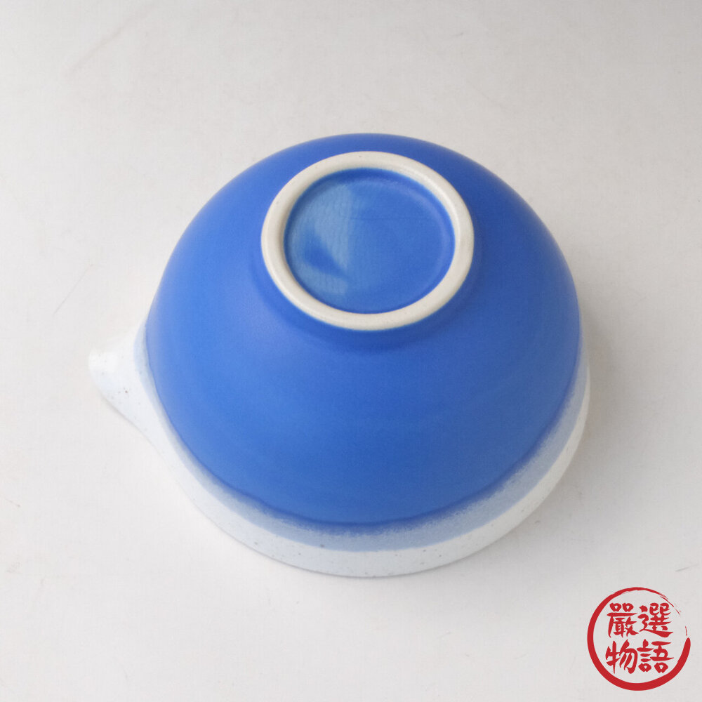 現貨 日本製 一些漂亮的片口抹茶碗🍵漸層藍 刷抹茶 日式抹茶碗 抹茶茶具 美濃燒 Matcha 抹茶碗 日本進口-圖片-3