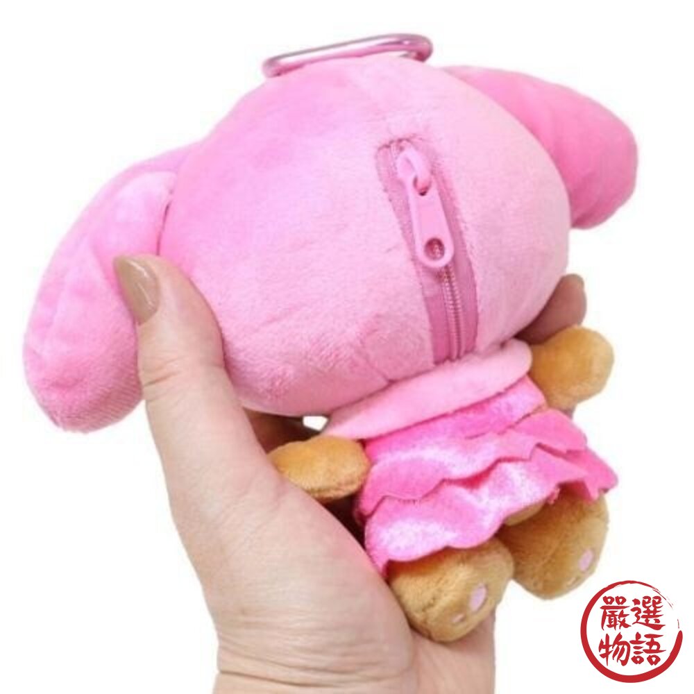 日本三麗鷗 Sanrio 曬黑愛心收納包 附愛心掛飾|零錢包 小包包 曬黑Kitty 烤焦系列 日本進口-圖片-4