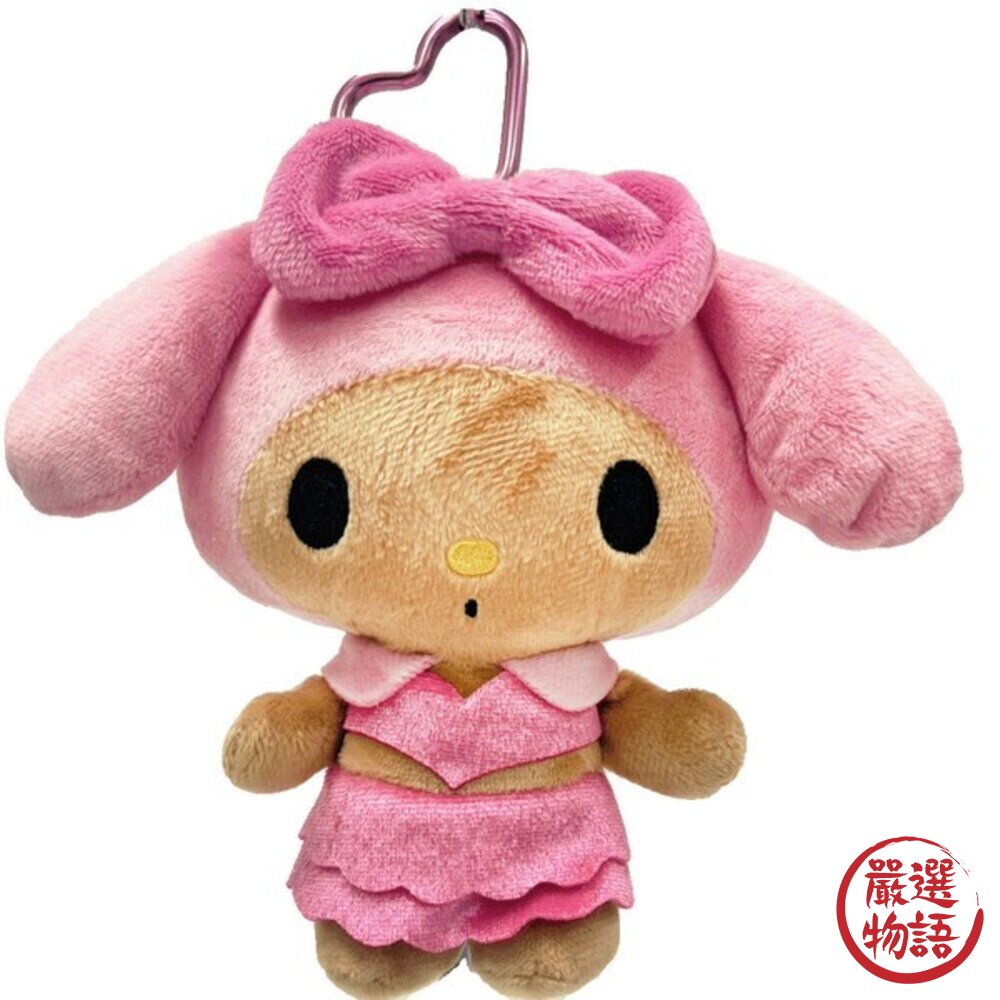 日本三麗鷗 Sanrio 曬黑愛心收納包 附愛心掛飾|零錢包 小包包 曬黑Kitty 烤焦系列 日本進口-圖片-7