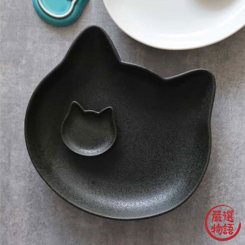 日本製 貓咪造型陶瓷盤 20cm|咖哩飯盤 義大利麵盤 早午餐盤 沙拉盤 日本廚房 日本進口-圖片-3
