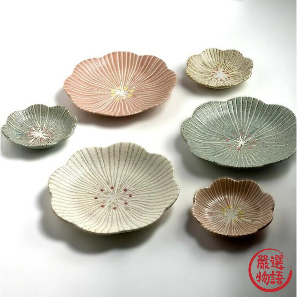 日本製 美濃燒 日系花瓣 16.5cm 職人窯燒質感餐盤 | 點心盤 甜點盤 壽司碟 日本廚房小物 盤子 日本進口-圖片-7