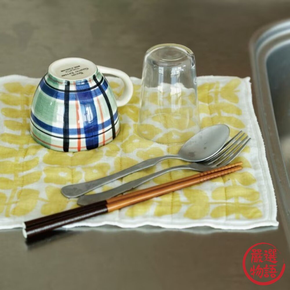 日本製 七層紗家事布 1.3倍吸水力 30*30cm|極強抗油漬 洗碗巾 吸水抹布 擦拭巾 日本進口-圖片-6