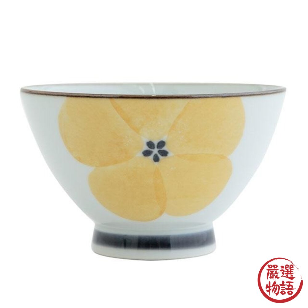 日本製 BISQUE 波佐見燒 飯碗 花卉碗 三色|夫妻碗 對碗 陶瓷碗 家庭用碗 花朵碗 小花造型碗 日本進口-圖片-9