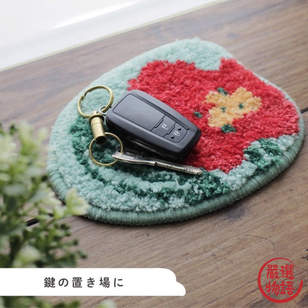日本 nook可愛造型迷你置物墊 4款造型可選|飾品 鑰匙 滑鼠靠墊 質感杯墊 拍照道具 小墊子 桌墊 日本進口-圖片-3