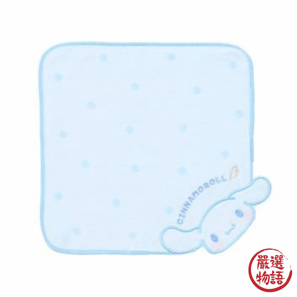 日本 三麗鷗 隨身小手帕 小方巾 日常毛巾|洗臉巾 擦手巾 卡通毛巾 100%純棉 洗臉巾 日本進口-圖片-7