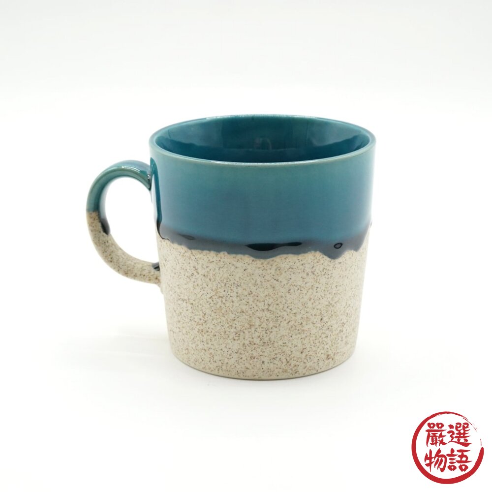 日本製美濃燒 土耳其藍釉馬克杯 230ml|咖啡杯 茶杯 馬克杯 Lumo 自然流釉設計 造型馬克杯 日本進口-圖片-5