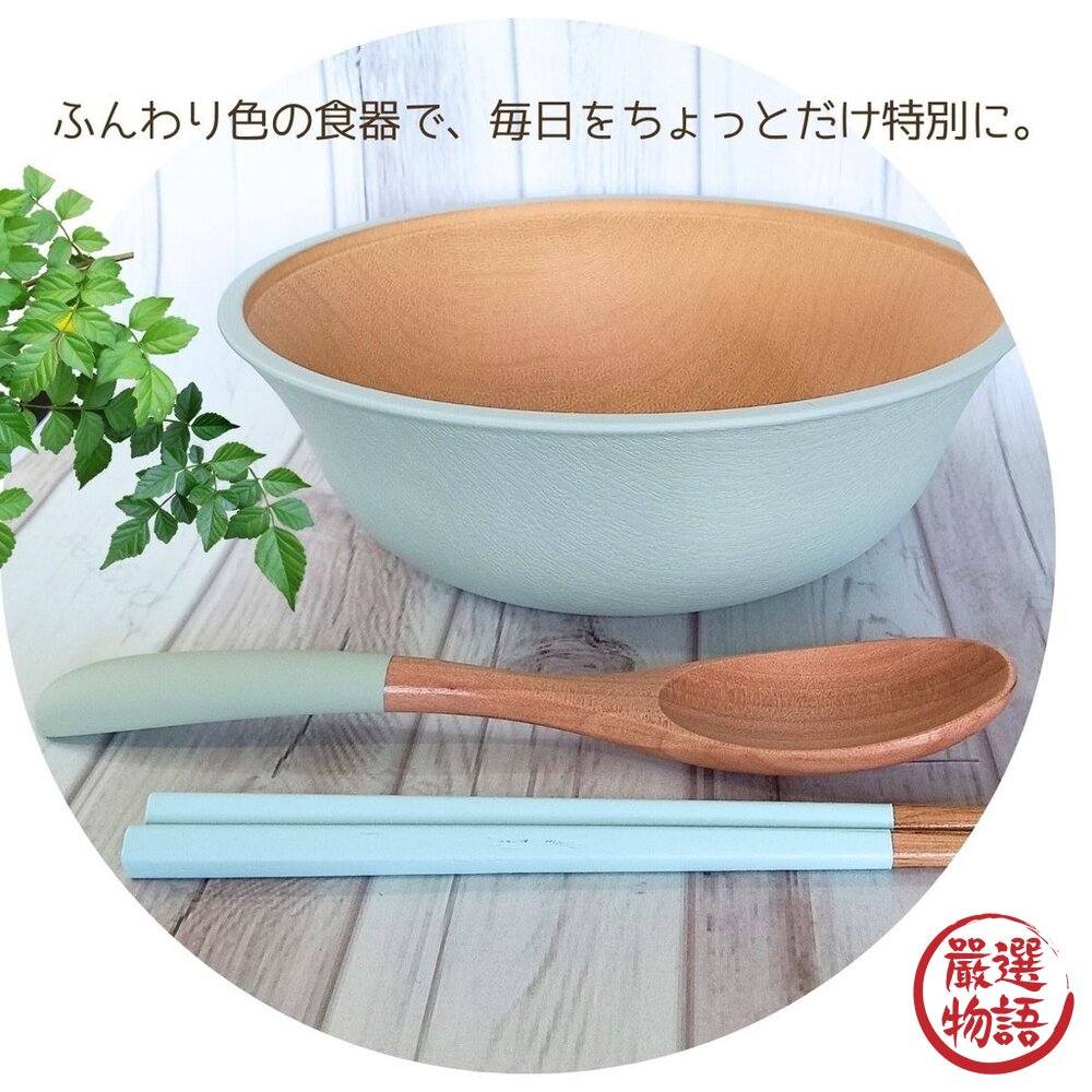 日本製 Earth Color 抗菌輕量木紋碗|兒童餐碗 防摔防燙 露營 可微波 日本進口-圖片-3