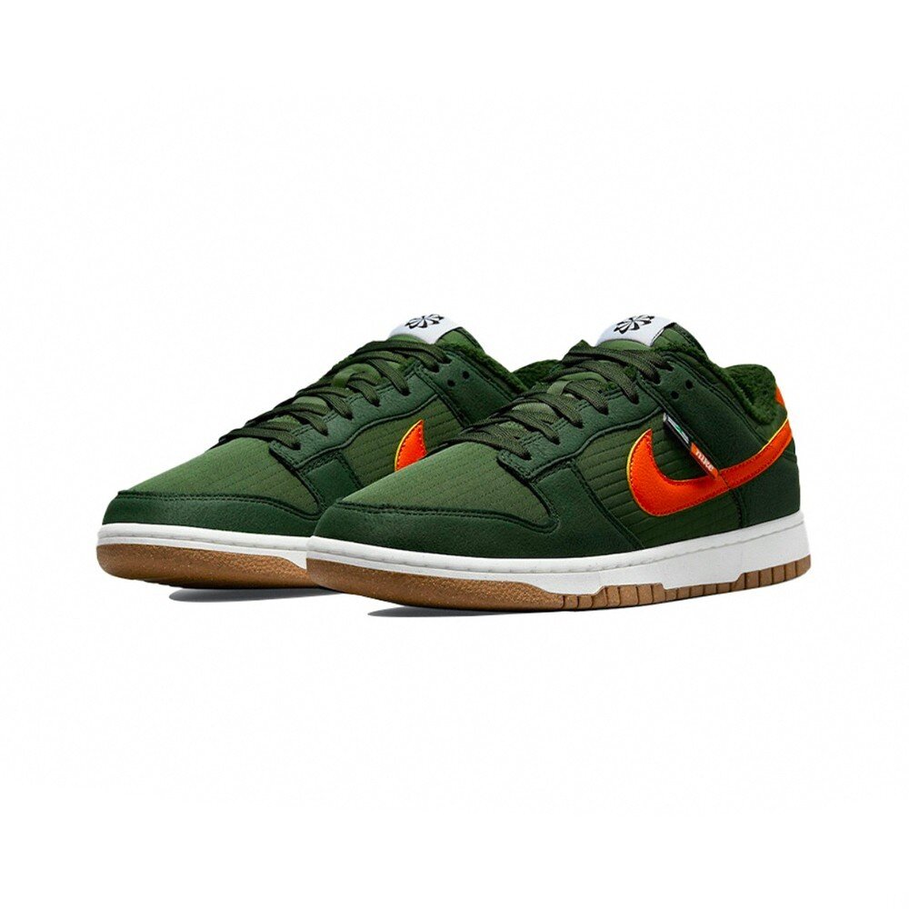 10389163246-Nike Dunk Low Sequoia Olive 軍綠 橘勾 DD3358-300