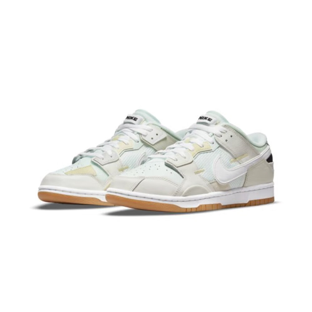 10825807591-Nike Dunk Scrap 海洋白/叢林綠 結構 拼接 DB0500-100/200