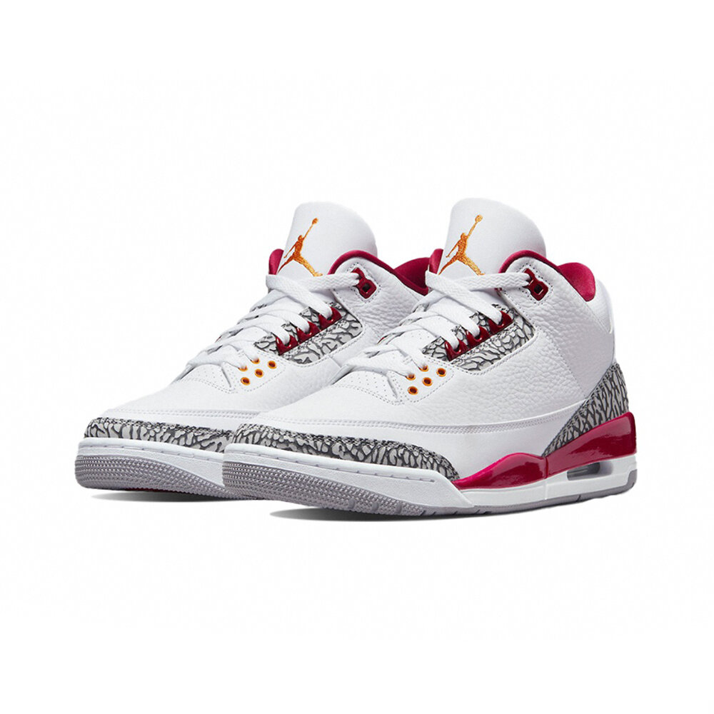 11389447637-Air Jordan 3 Cardinal Red 白紅 爆裂紋 CT8532-126
