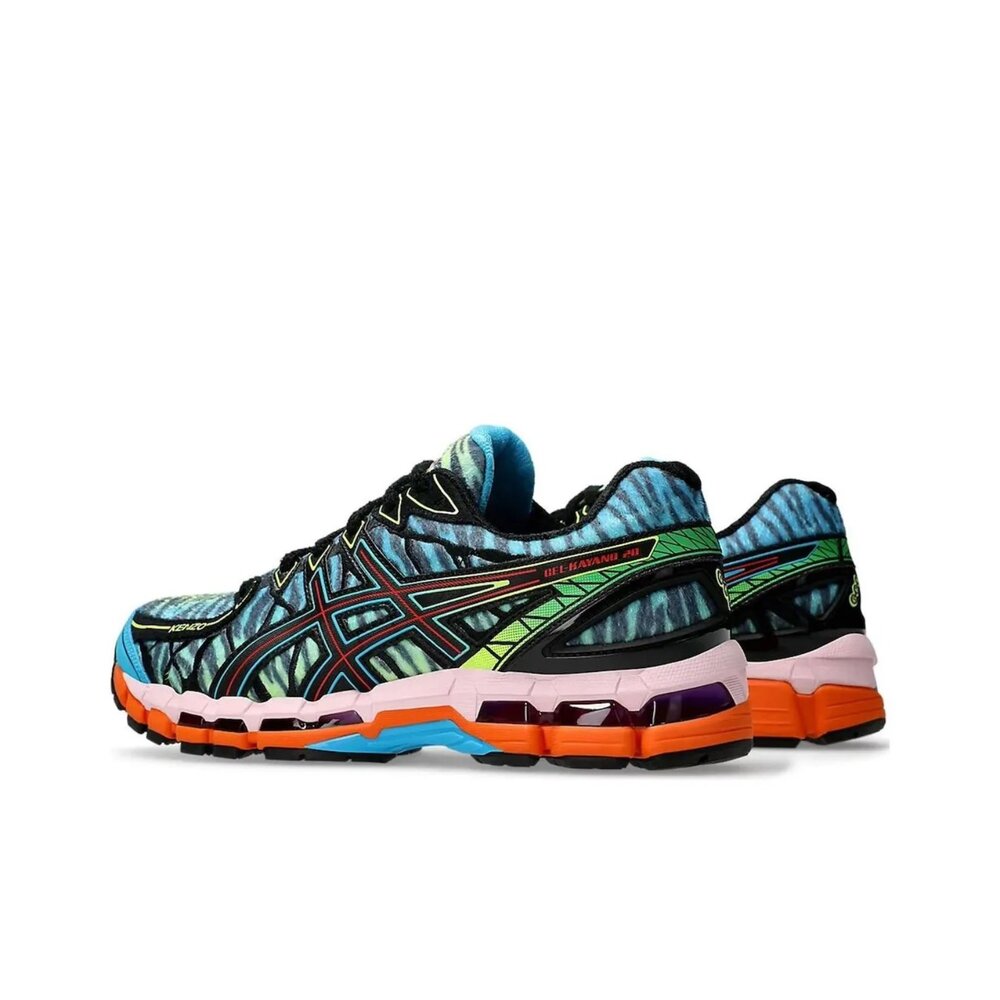 KENZO x ASICS Gel-Kayano 20 Digital Aqua 黑藍漸層 聯名款 休閒鞋 男鞋 120-圖片-3