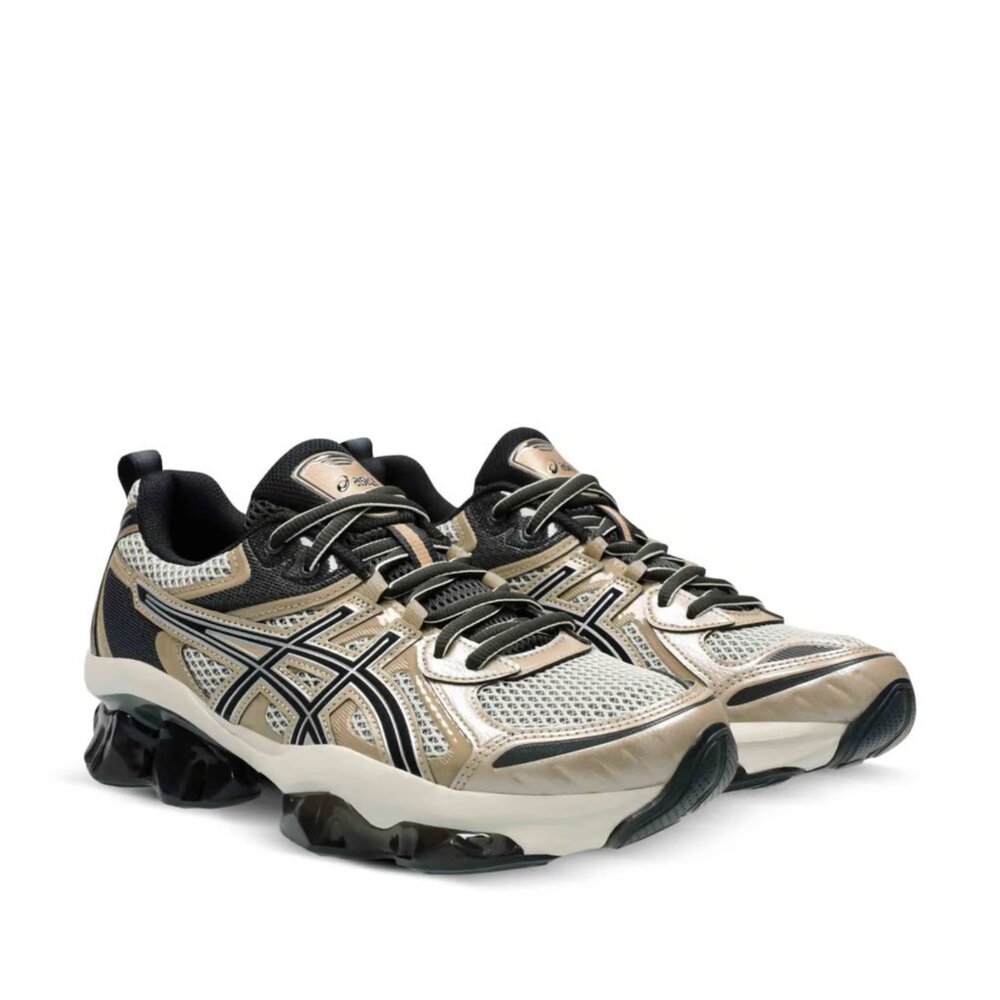 1203A270-203-Asics Gel-Quantum Kinetic 復古鞋 卡其黑色 1203A270-203