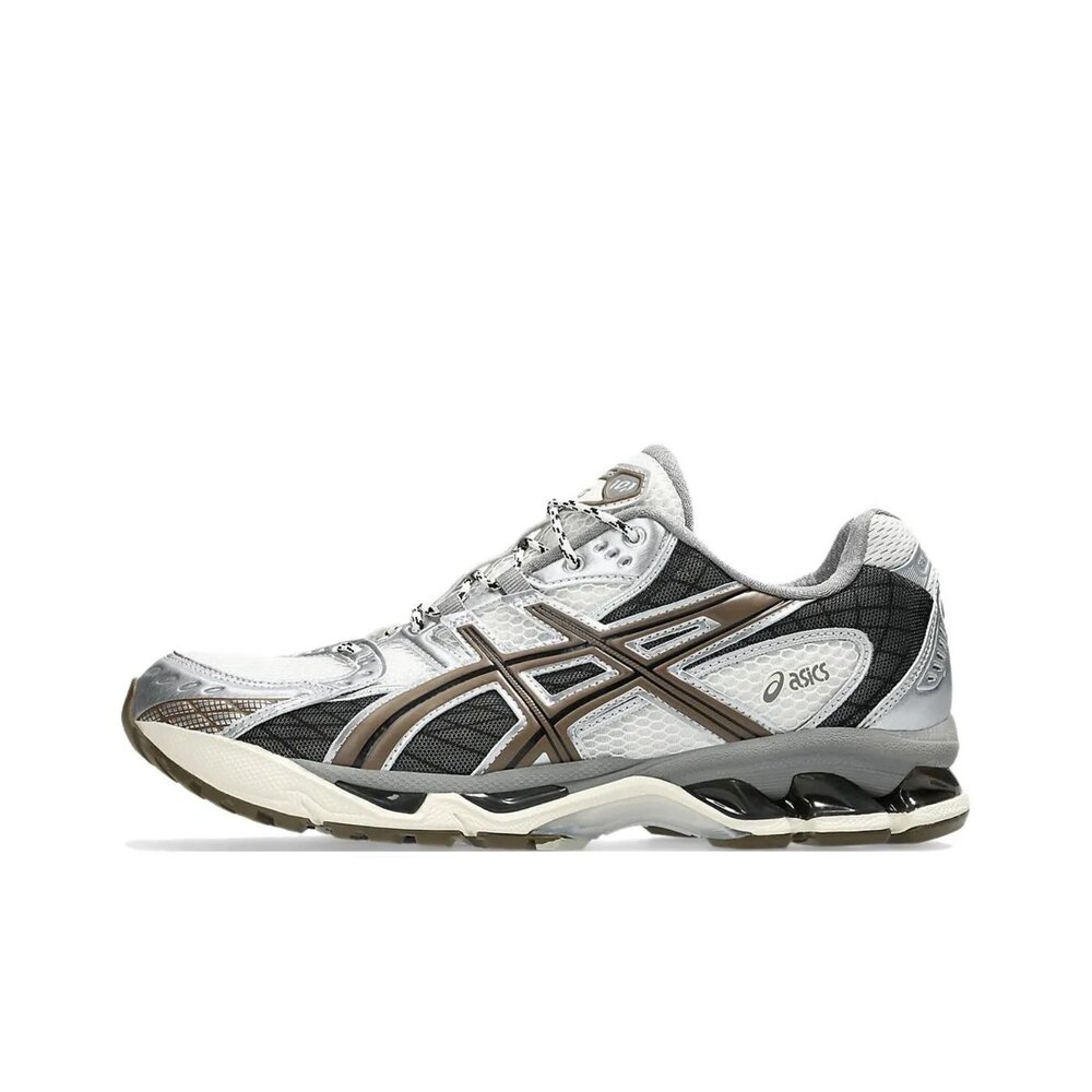 Asics Gel-Nimbus 10.1 Pure Silver 咖啡銀黑 緩震 網布 1203A543-107-圖片-1