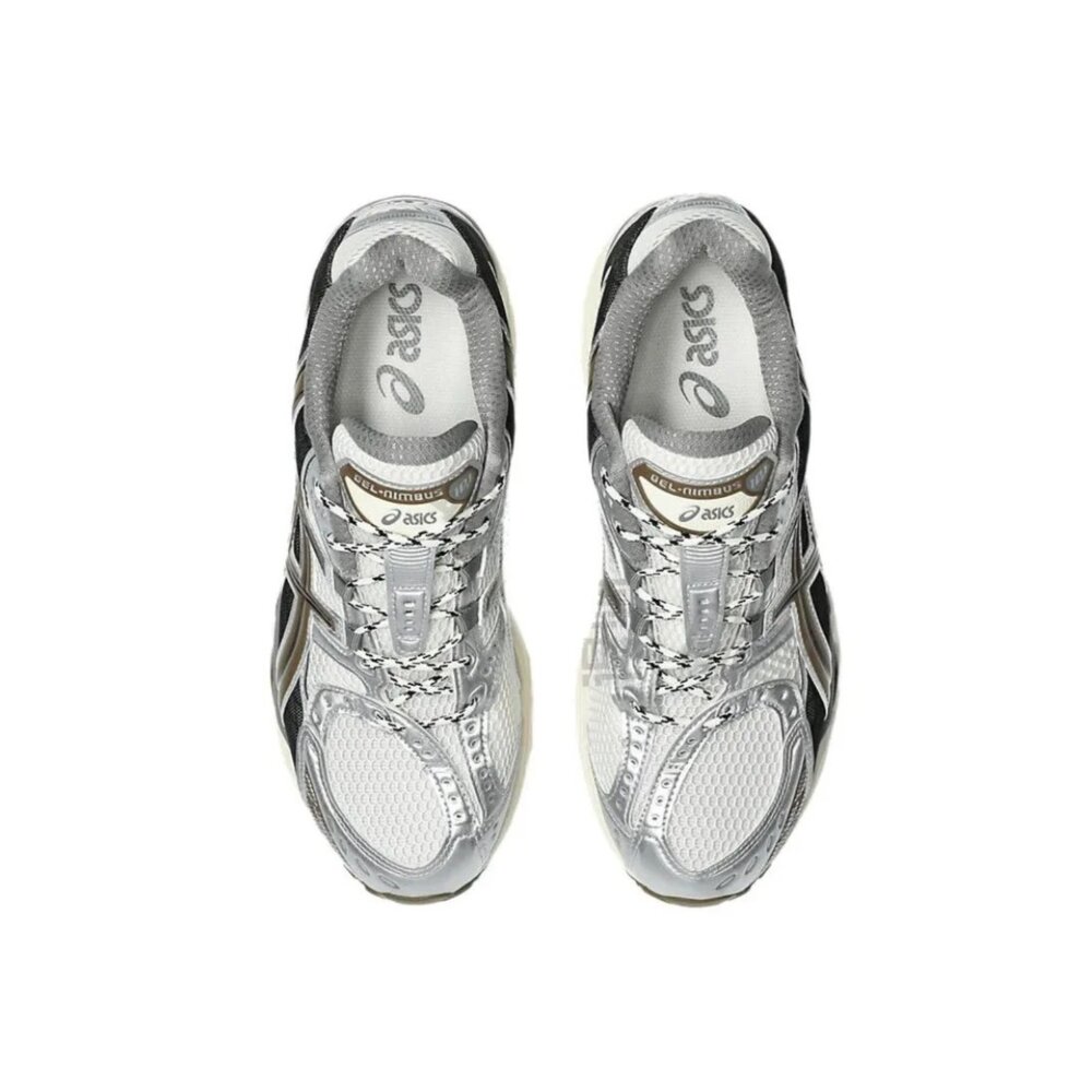 Asics Gel-Nimbus 10.1 Pure Silver 咖啡銀黑 緩震 網布 1203A543-107-圖片-4
