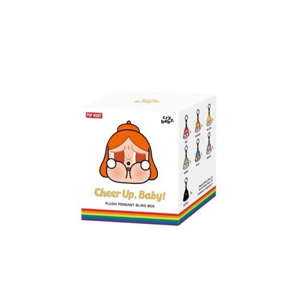 12312190003-Pop Mart Crybaby Cheer Up Baby 系列 - 毛絨掛件盲盒 哭娃